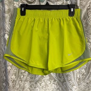 NWT Nike Women’s Lime Green Running Shorts size Medium